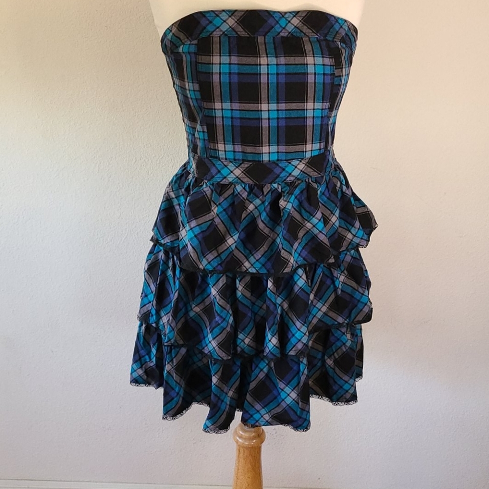 Anchor Blue, Beautiful ruffled dress
